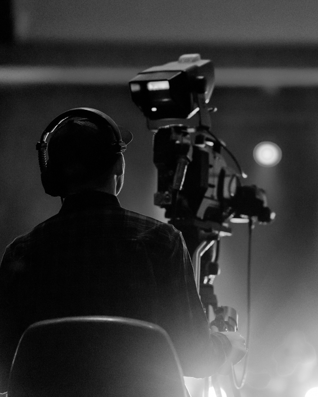 Equipo de camarógrafos de Nova Studios grabando un evento en vivo